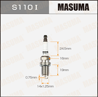 Bougie d'allumage MASUMA S101I pour Audi A4 2014 pour nissan March Sunny Chevrolet Aveo pour honda Civic pour Chery Tiggo 55564763