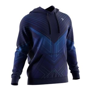 Sweat à capuche de lutte bleu respirant pour homme – Vêtement de sport confortable et durable pour l'entraînement et les loisirs - Product Image 2