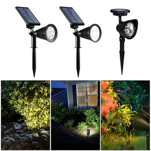 Extérieur Étanche <span class=keywords><strong>Led</strong></span> <span class=keywords><strong>Solaire</strong></span> Jardin Lumière Sol Pelouse Lampe <span class=keywords><strong>Solaire</strong></span> Éclairage Voie Paysage Spot Lumière - Product Image 1