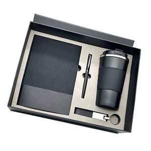 Набор корпоративных подарков с возможностью нанесения логотипа — кружка с шелкографией и блокнот в современном минималистичном дизайне для ежегодных встреч и автосалонов - Product Image 6