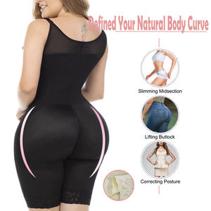 Venta caliente faja <span class=keywords><strong>colombiana</strong></span> 4 gancho Faha Colombianas Postparto mujeres Body Shaper ropa de alta compresión Butt Lifting Shapewear - Product Image 3