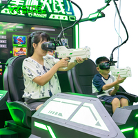 Simulador de Agente de Juegos para Interiores, Simulador de Tiro con Pistolas, Juego de Tiro VR, Simulador de Máquina para Múltiples Jugadores