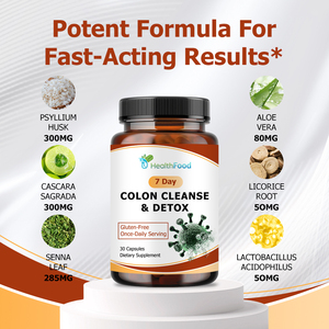 Offre Spéciale : Complément de Détoxification à Base d'Écorce de Cascara Sagrada – Capsules pour Stimuler le Métabolisme et Nettoyer le Côlon en 7 Jours - Product Image 4