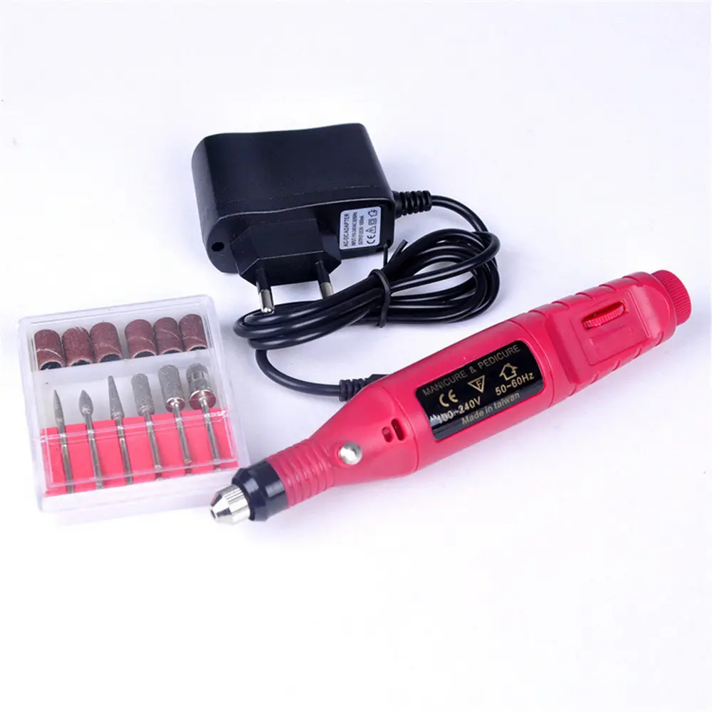 Cheap Wholesale Portable Mini Complete set Manicure Electric Nail Polisher