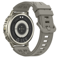 Reloj Inteligente Deportivo Táctico para Hombre con Linterna LED, Resistente al Agua 5ATM, Monitorización del Sueño, Larga Duración de Batería, para Entrenamiento al Aire Libre