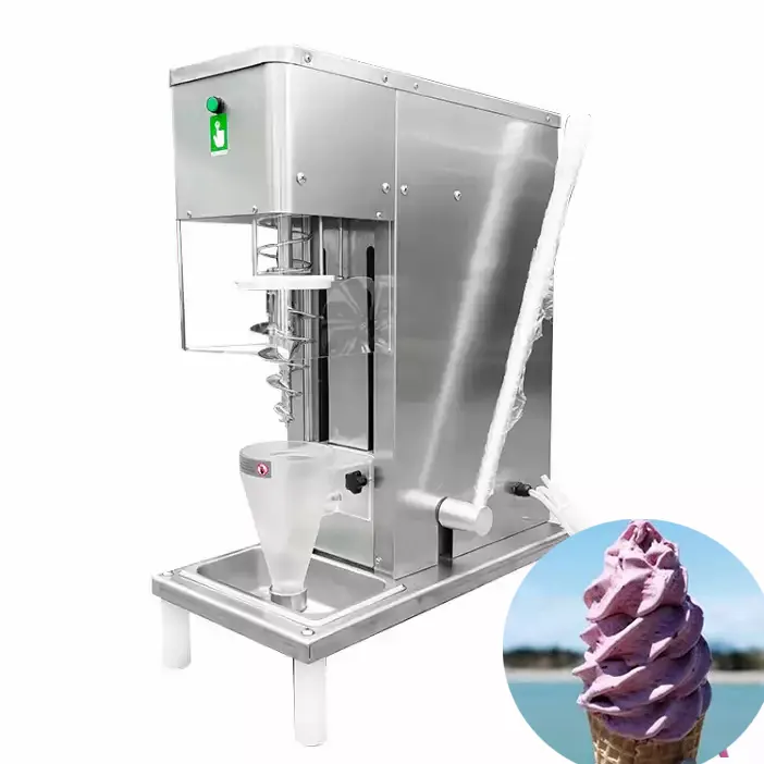 アイスクリームを作るためのアイスクリームマシン自動機ヨーグルト冷凍スワールドリル