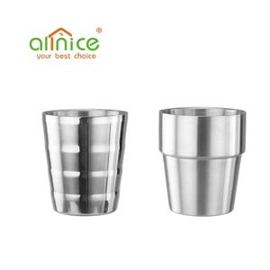 Taza de cerveza de acero inoxidable de alta calidad, vaso aislado de agua de doble pared, 304 - Product Image 1