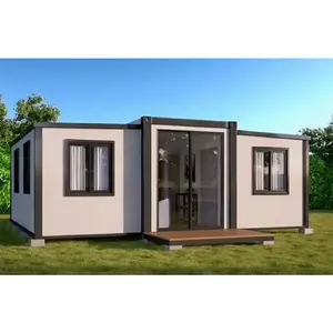 Low Cost Flat 20 Feet 40 Feet Customized Modular Luxury Easy Assembly Expandable Prefab Container House