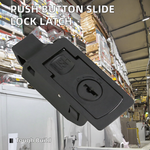 Замок-защелка из АБС-пластика, прочный, антивандальный, с замком-защелкой, оцинкованный, с ключом, нажимной, скрытого монтажа, для электрощитов - Product Image 6