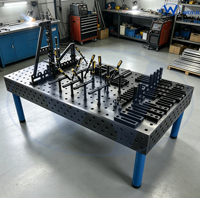 Plateforme de soudage 3D en acier Q355 1000*800*200mm |   Banc de travail multifonctionnel à haute rigidité pour l'entretien des équipements industriels