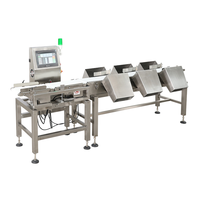 Intelligente transportband weeg- en sorteermachine, automatische digitale transportband weegcontrole, OEM ODM roestvrij staal 1g