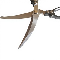 Ciseaux de barbecue modernes en alliage d'aluminium de style coréen, ultra-affûtés, 26 cm, 3,5 mm d'épaisseur, en acier inoxydable, pour la cuisine à domicile
