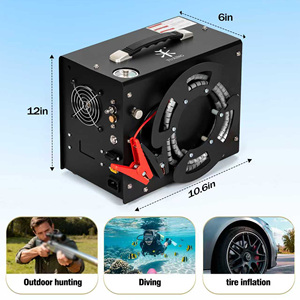 TUXING 300bar 4500psi Fast Inflation 12V Power Converter No Oil Hunting Snorkeling PCP Paintball <strong>Air</strong> <strong>Compressor</strong> For Gas Bottle - Product Image 3