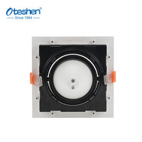 Lampu Sorot LED Modern Persegi, Lampu Downlight Tersembunyi MR11/Mr16 untuk Ruang Tamu