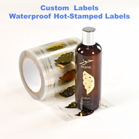Étiquettes cosmétiques personnalisées, étiquettes pour soins de la peau, autocollants pour contenants de poudre libre, emballages de maquillage pour marque de beauté