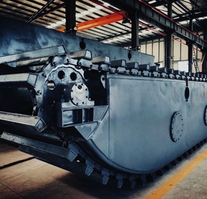 Op maat gemaakte amfibische graafmachine met drijvend onderstel (3-50 ton) voor rivier- en milieubaggerwerk - Product Image 3