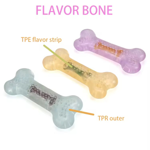 Offre Spéciale jouet à mâcher pour chien écologique Non toxique forme d'os grinçant matériau TPR pour l'entraînement interactif jouets à mâcher pour animaux de compagnie - Product Image 3