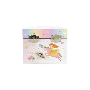 Yiyu Yüksek Kaliteli Mini MDF Kurmalı Müzik Kutuları Çekmeceli Döner El Kranklı Atlıkarınca Müzik Kutusu Ev Dekorasyonu Sevgiliye Hediye - Product Image 3