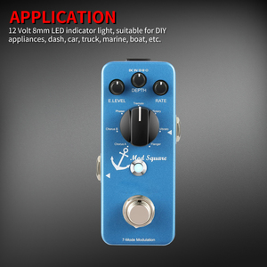 3V 12V 24V 110V 220V 2 Pin LED Chỉ Số 8Mm Không Thấm Nước Chiều Dài 150Mm Dây Cáp Kim Loại Chỉ Số Ánh Sáng - Product Image 6