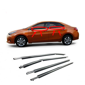 7572002170 قوالب مطاطية لزجاج السيارة الأمامي، لحزام ختم نافذة السيارة المطاطي، زجاج كروم لتويوتا كورولا - Product Image 6