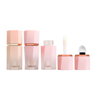 Emballage cosmétique hexagonal Tubes de fard à joues liquide Tubes de glaçure à lèvres paquets Tube vide pour fard à paupières Contour correcteur liquide