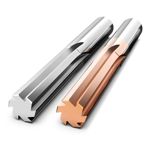 Huhao tùy chỉnh Carbide khoan lổ xoắn ốc khe thẳng bước Hàn khoan lổ tay CNC để cắt thép - Product Image 3