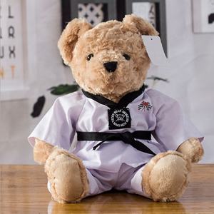 Taekwondo Uniform Sweater Teddy Bear Plush <b>Toy</b> High Quality Cute PP Cotton <b>Filled</b> - Product Image 2