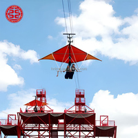 Tirolesas al Aire Libre, Columpios, Emocionante Aventura, Lugar Escénico, Tirolesa, Teleférico, Equipo de Teleférico