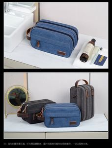 Bolsa de Aseo de Viaje Personalizada de Alta Calidad, Gran Capacidad, para el Cuidado de la Piel Masculino, con Separación para Artículos Húmedos y Secos - Product Image 5
