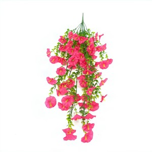Fleurs artificielles de glycine Kim Riley en plastique, décoration suspendue pour la maison, les mariages, les murs extérieurs et les plafonds - Product Image 3