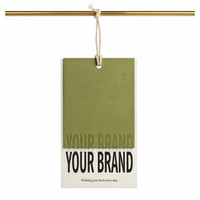 Étiquette de marque de vêtements élégante, étiquette gaufrée, logo mat luxueux, étiquette en carton beige, étiquettes pour chapeaux, étiquettes volantes pour vêtements