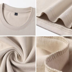 TKAN 62 Logo personnalisé hommes surdimensionné col rond t-shirts 100% coton poids lourd été Streetwear T-Shirt impression de haute qualité - Product Image 2