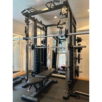 Équipement de gymnastique à domicile de haute qualité entraîneur d'exercice tout en Qne formateur multifonction Fitness équipement de gymnastique Commercial Smith Machine