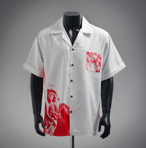 Tom Brown Classic Side-Bar Four Bars Mocasines para hombre Zapatos Slim Fit Tela de mezclilla Patrón de personaje bordado Hip Hop - Product Image 4