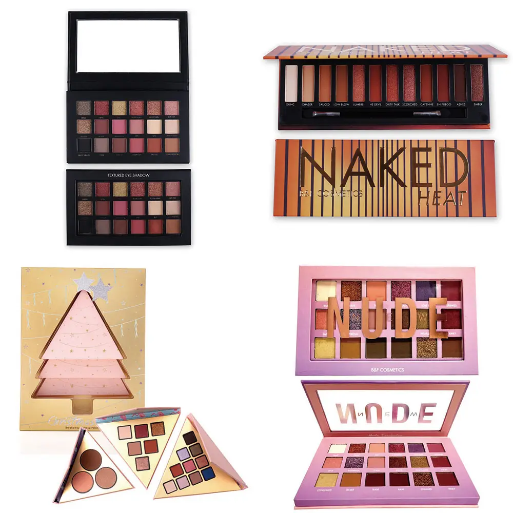 Оптовый производитель косметики OEM, красочный индивидуальный макияж, мини-палитра Дымчатых матовых теней для век, женский макияж для глаз, сухой