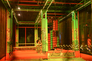 Thiết kế miễn phí trong nhà thương mại NINJA CHIẾN BINH trở ngại khóa học cho trẻ em và người lớn PVC nhựa Parkour thiết kế trong nhà Trampoline - Product Image 2