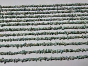 Perles de larimar bleu non taillées, perles de pierres précieuses, perles de nugettes minuscules polies, brin de 17 pouces ou 34 pouces - Product Image 4