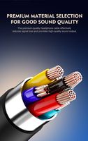 Écouteurs intra-auriculaires filaires SMS CS16 2-en-1 avec connecteur 3,5 mm et Type C, micro intégré et contrôle du volume pour smartphones - Noir