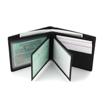 Dompet Kartu Kulit Pria Minimalis Sederhana Desain Merek DEABOLAR Grosir