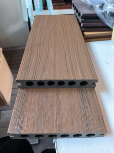 Panneau de clôture creux en WPC, grain de bois, terrasse extérieure, résistant à la décomposition, imperméable, durable, écologique, style moderne - Product Image 2