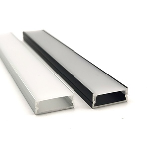 Profilé en aluminium linéaire <span class=keywords><strong>LED</strong></span> E-009 25*10MM 6063, prix d'usine, avec couvercle en plastique PC pour éclairage de bande <span class=keywords><strong>LED</strong></span> au sol - Product Image 1