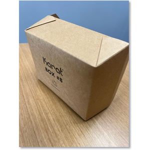 GEN Reclosable Kraft 48 oz Lunch Boxes 300/Carton for Take-Out Eco-Friendly <b>Paper</b> Take-Out Boxes - Product Image 2