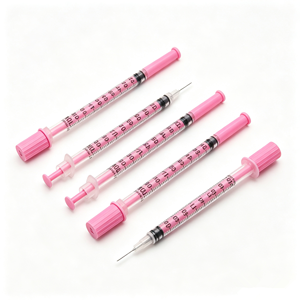 Jeringas de <span class=keywords><strong>Insulina</strong></span> de <span class=keywords><strong>1</strong></span> ml, Calibre 31, 8 mm, Rosadas, para Uso Veterinario, Jeringas de <span class=keywords><strong>Insulina</strong></span> Rosas U100 29g <span class=keywords><strong>1</strong></span>/2" - Product Image 5