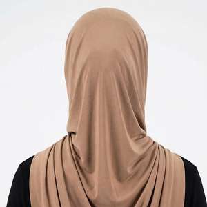 ฮิญาบผ้าเจอร์ซีย์เนื้อแน่นแบบพรีเมียม ยืดหยุ่น ไม่ลื่น สำหรับสตรีชาวมุสลิม ใช้สำหรับละหมาดและงานสังสรรค์ - Product Image 1