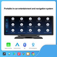 10 pouces 4K 2160P Dash Cam enregistreur vidéo Carplay Android Auto Stream rétroviseur GPS WIFI FM Radio AUX pour l'enregistrement de lecteur
