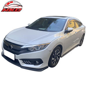 พรมปูพื้นสำหรับฮอนด้า ซีวิค 4 ประตู 16-21 พรมหน้าและหลัง สีดำ 4 ชิ้น - ผ้ากำมะหยี่ - Product Image 2