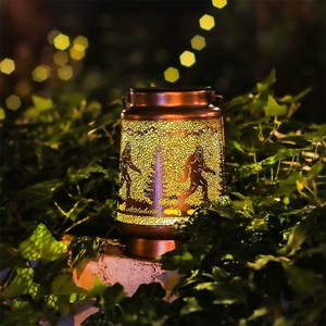 Luces Solares de Jardín para Exteriores, IP65 Impermeables, LED de Metal con Forma de Pie Grande, Regalos Creativos para Festivales - Product Image 2