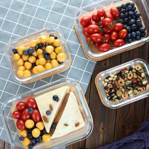 Conjunto de Recipientes Organizadores de Vidro para Armazenamento de Alimentos e Lanches na Cozinha por Atacado, Grandes para Preparo de Refeições, Empilháveis com Tampa de Madeira - Product Image 6