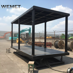 <span class=keywords><strong>Elevador</strong></span> de Tijera Hidráulico Eléctrico de Doble Plataforma para Motocicletas, Sistema de Elevación de Dos Postes para Estacionamiento, <span class=keywords><strong>Elevador</strong></span> de Autos Fijo Subterráneo - Product Image 2