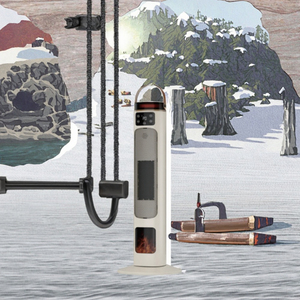 Tiết Kiệm Năng Lượng Xách Tay Dọc Tháp Gốm Quạt Nóng Công Suất Cao Điều Khiển Từ Xa Bằng Giọng Nói Điều Khiển 220V EU Cắm Cho Các Hộ Gia đình - Product Image 3